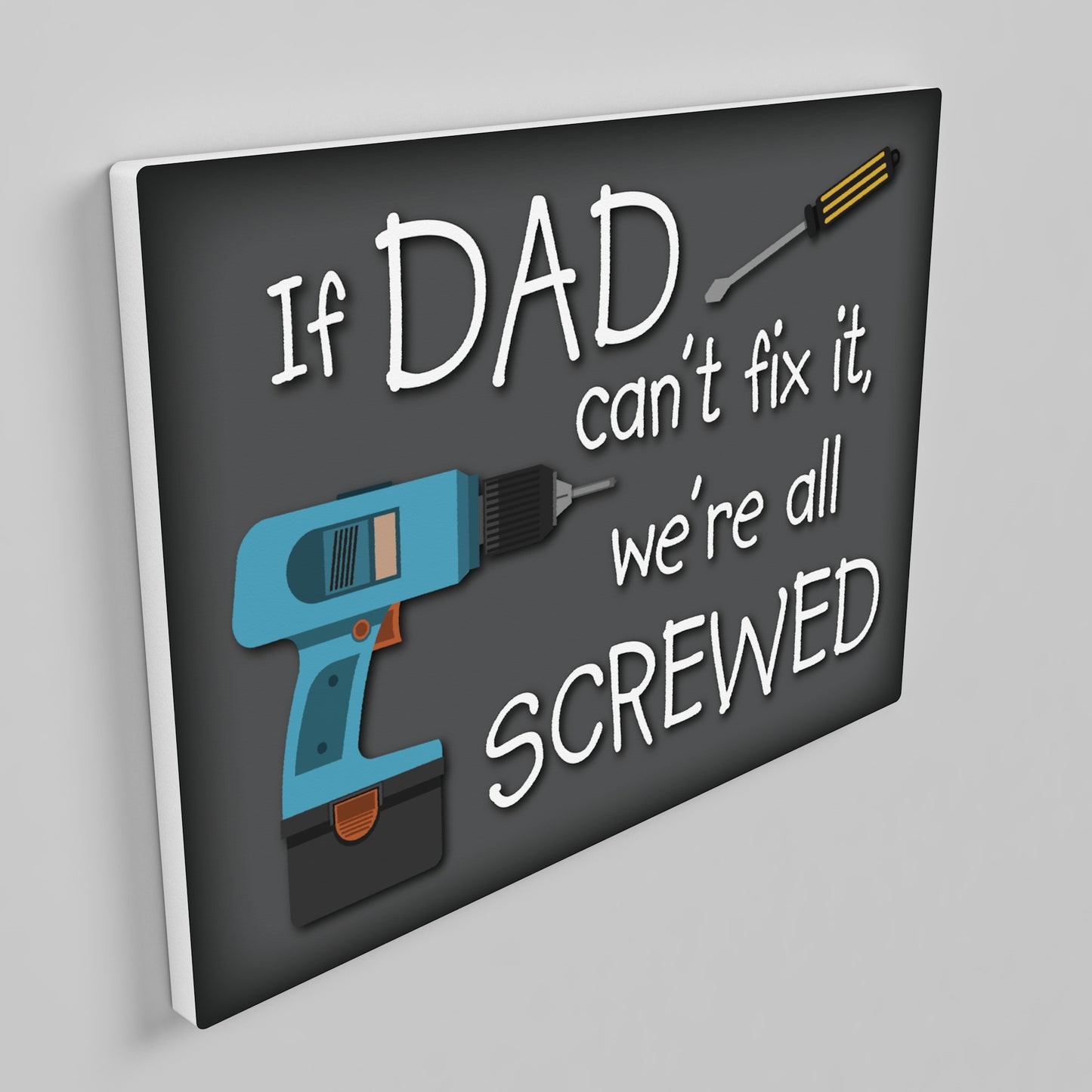 Father's Day Gift, Gift for Dad from Kids, Garage Sign, Workshop Sign