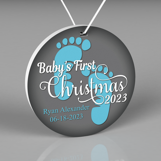 Baby's First Christmas Ornament, Christmas Tree Ornament, Personalized Christmas Tree Ornaments, First Christmas, Christmas Decoration