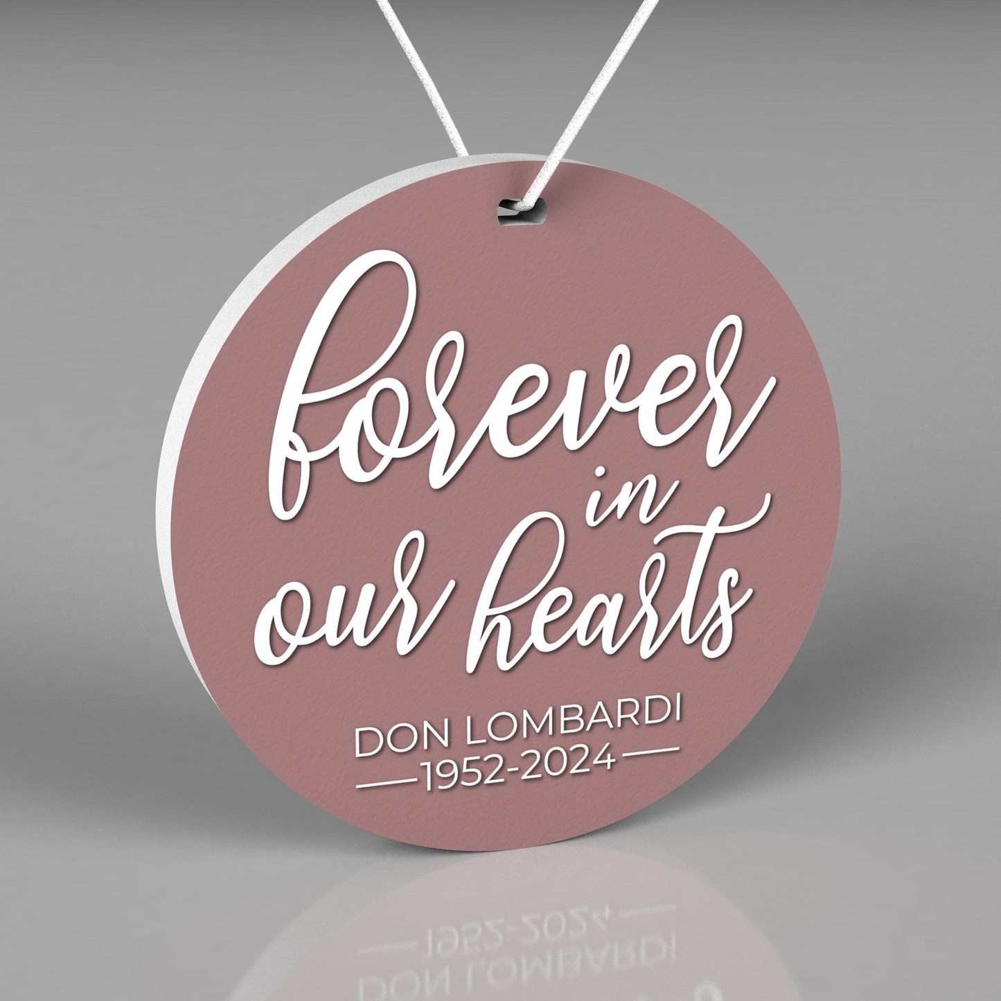 Loss of Loved One Ornament, Memorial Ornament, Forever in our Hearts,  In Memory Of Gift