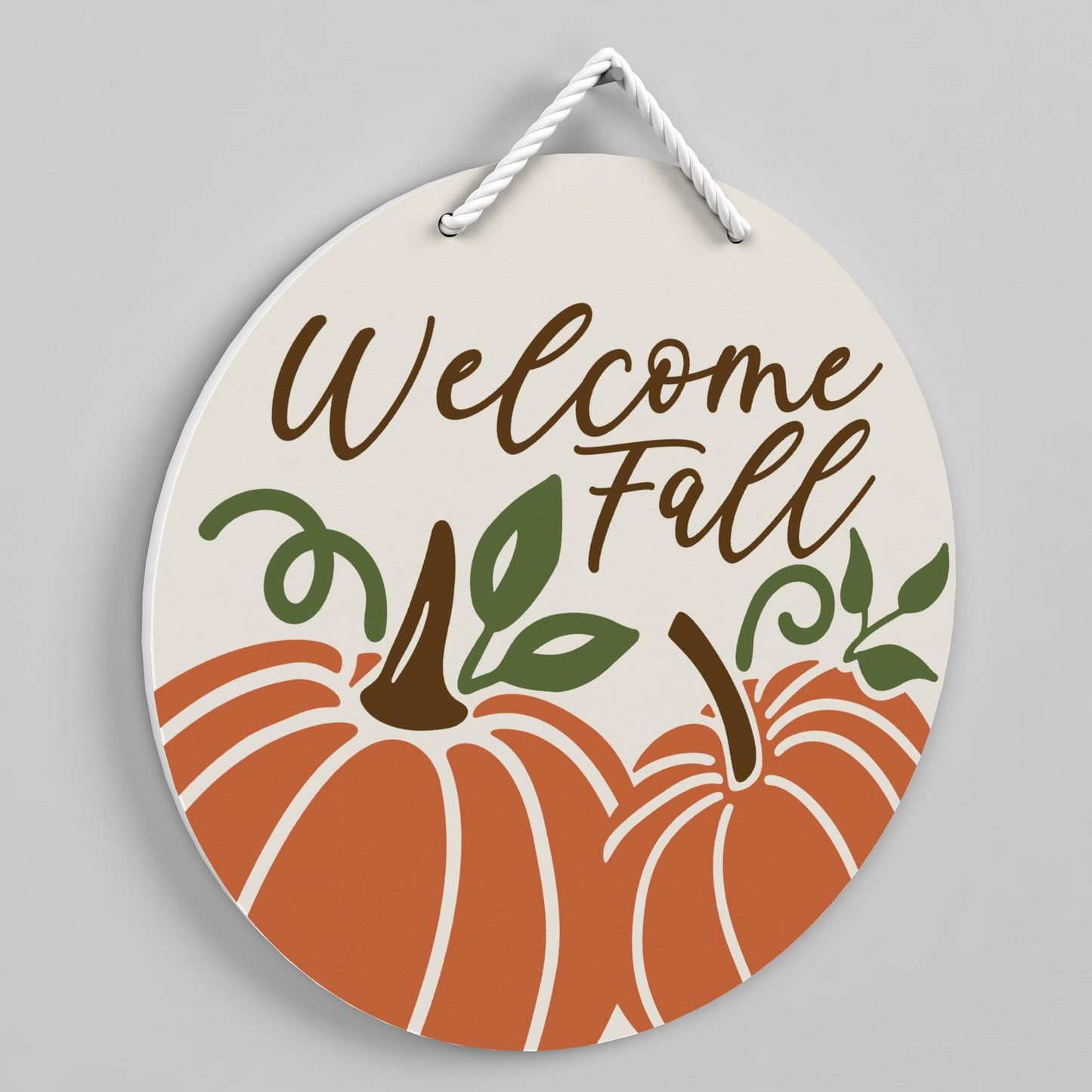 Welcome Fall Door Sign, Door Hanger, Halloween Home Decor, Autumn Home Decor, Front Door Art, Home Decor