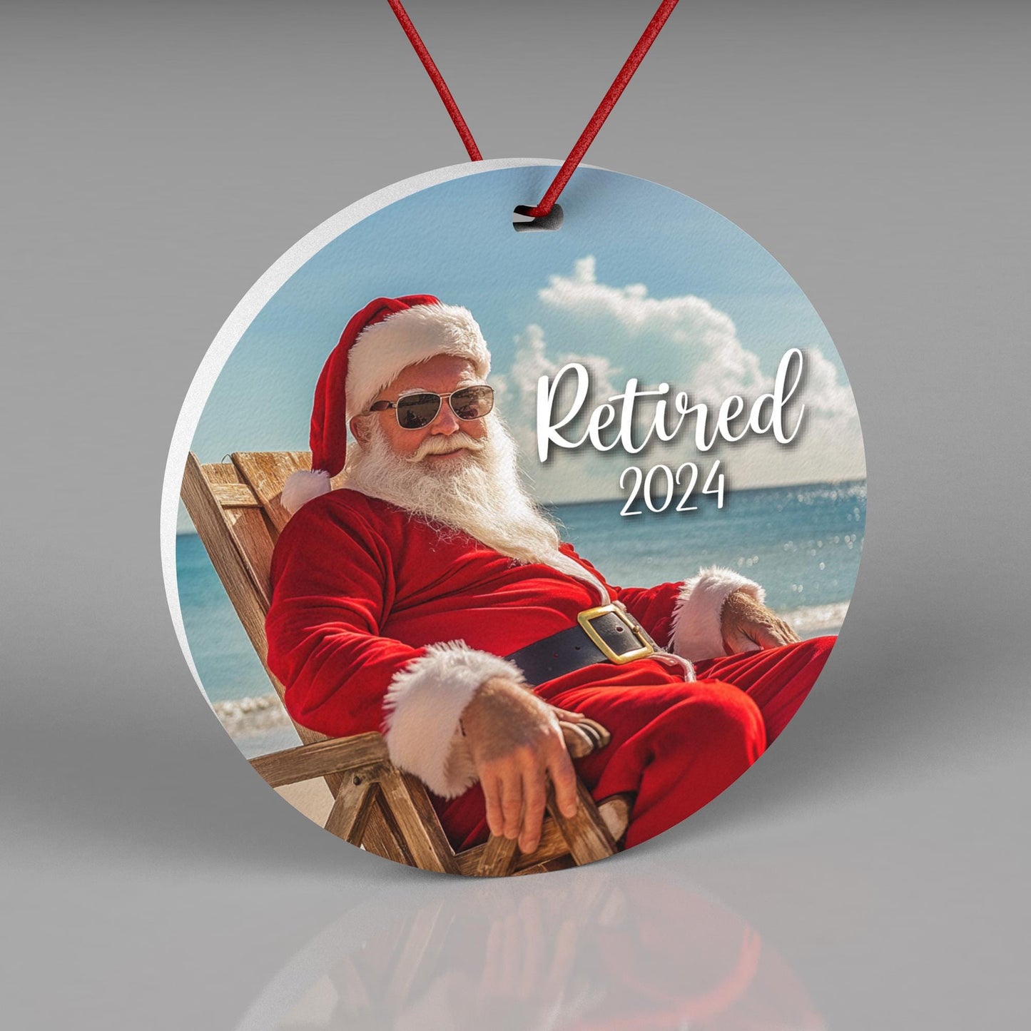 Retirement Ornament - Retirement Gift - Christmas Tree Ornament - Retirement 2024