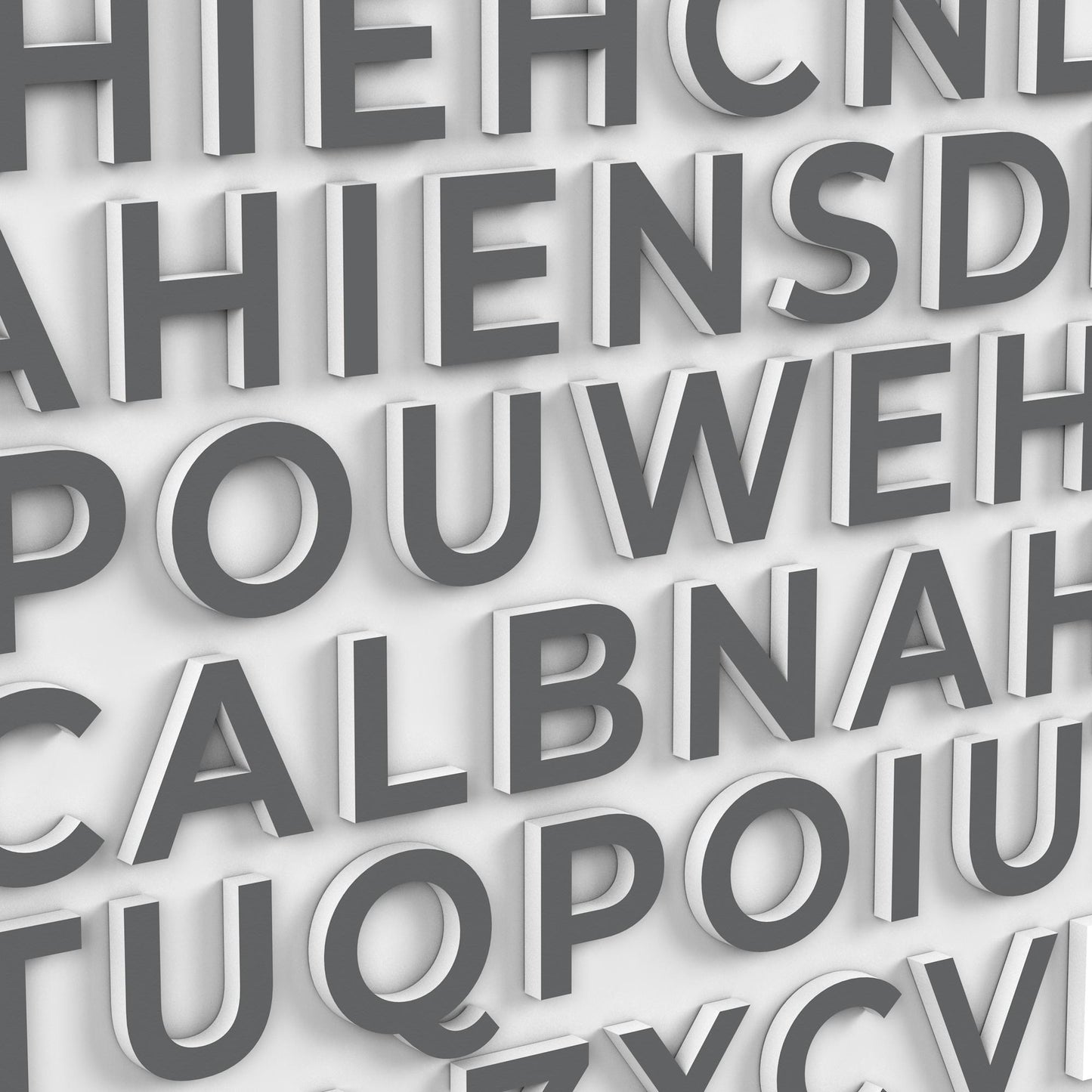 Gym Wall Letters “Nobody Cares Work Harder” — PVC Letters — Home Gym / Fitness Studio / Workout Room Motivational Sign