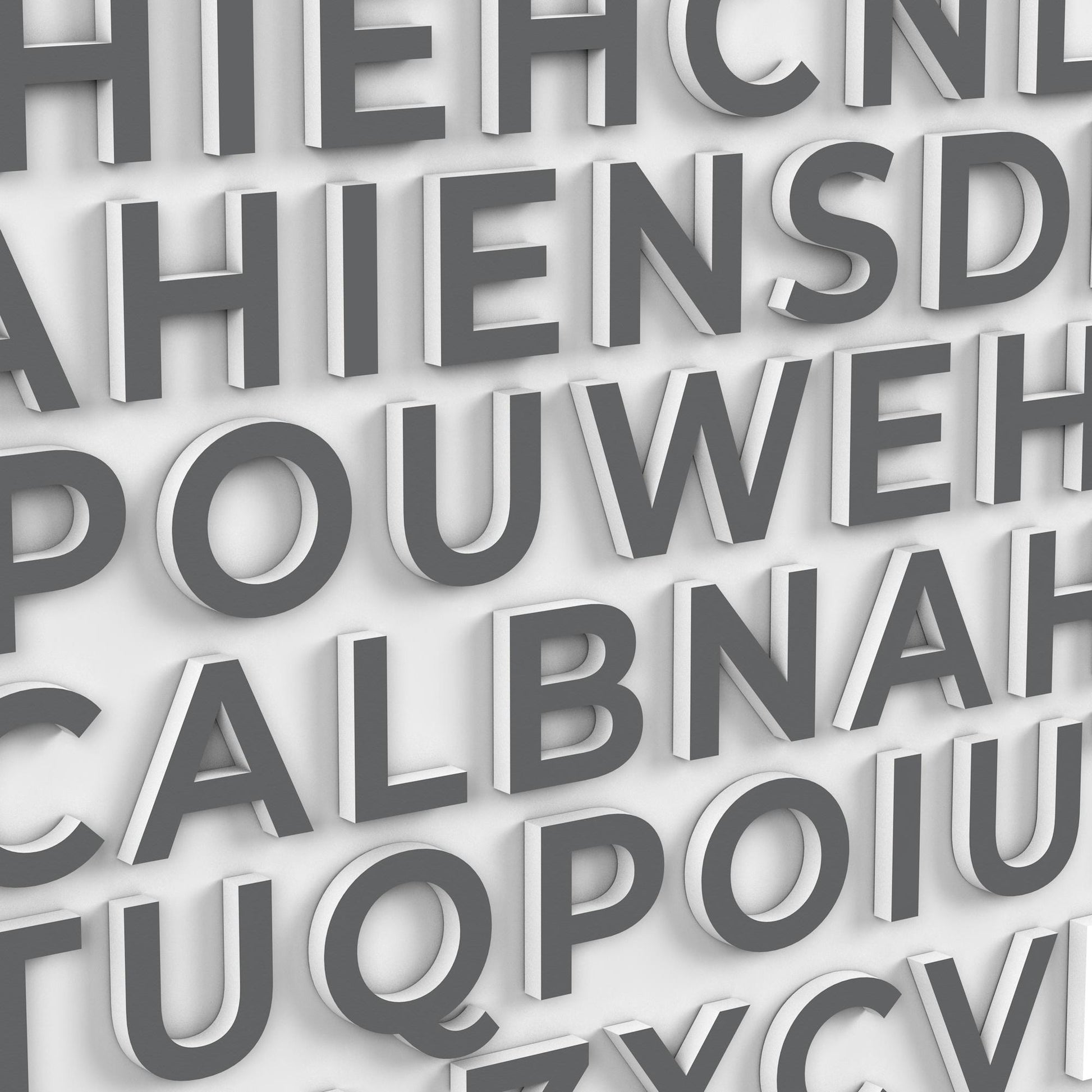 Gym Wall Letters “Nobody Cares Work Harder” — PVC Letters — Home Gym / Fitness Studio / Workout Room Motivational Sign