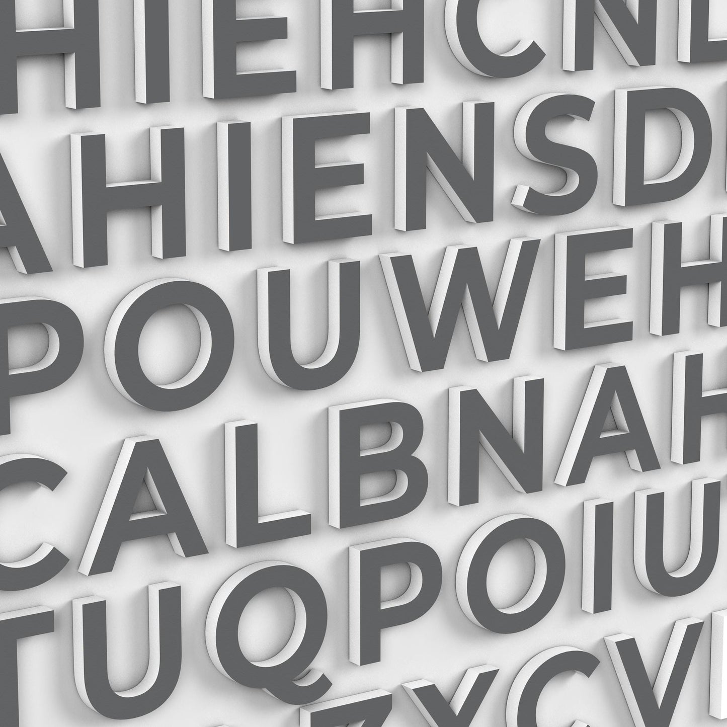 Gym Wall Letters “Nobody Cares Work Harder” — PVC Letters — Home Gym / Fitness Studio / Workout Room Motivational Sign