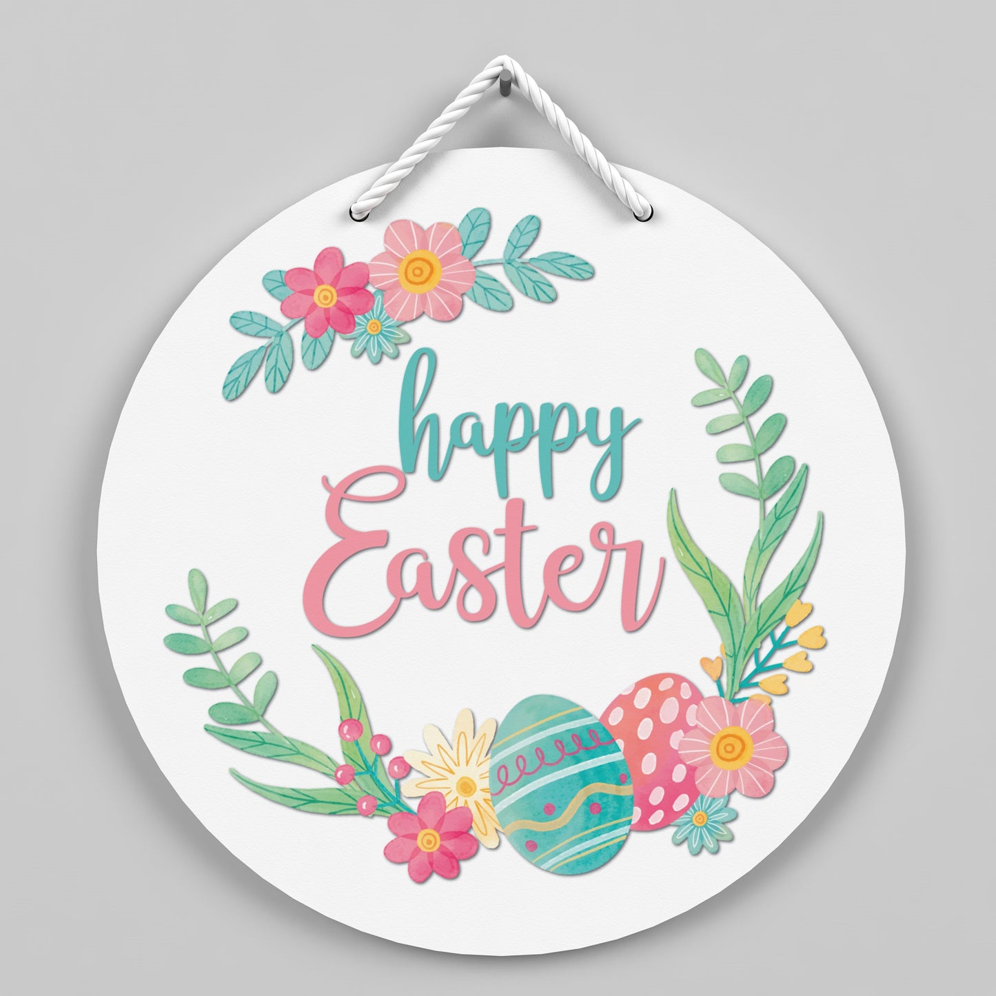 Happy Easter Door Hanger Sign