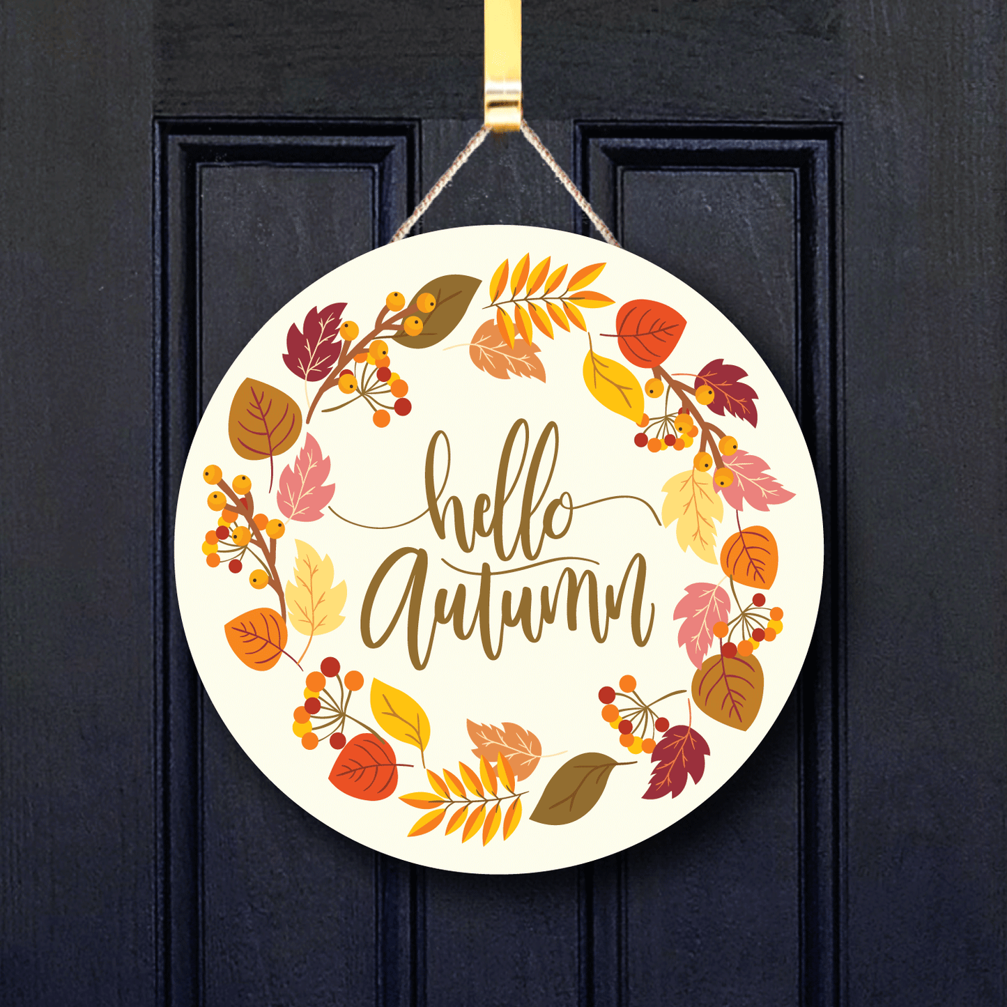 Hello Autumn Door or Wall Hanger