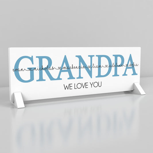 GRANDPA Sign - Fathers Day Gift for Grandpa