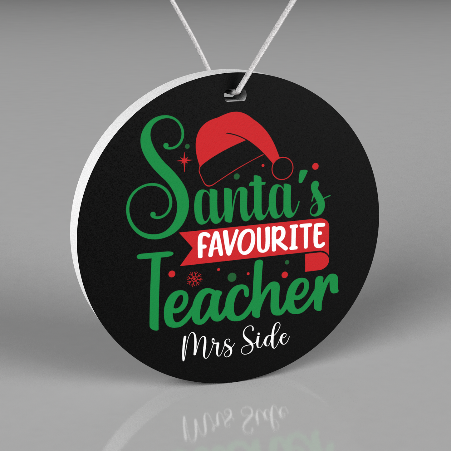 Teacher Ornament 2022, Gift for Teacher, Ornament with gift box