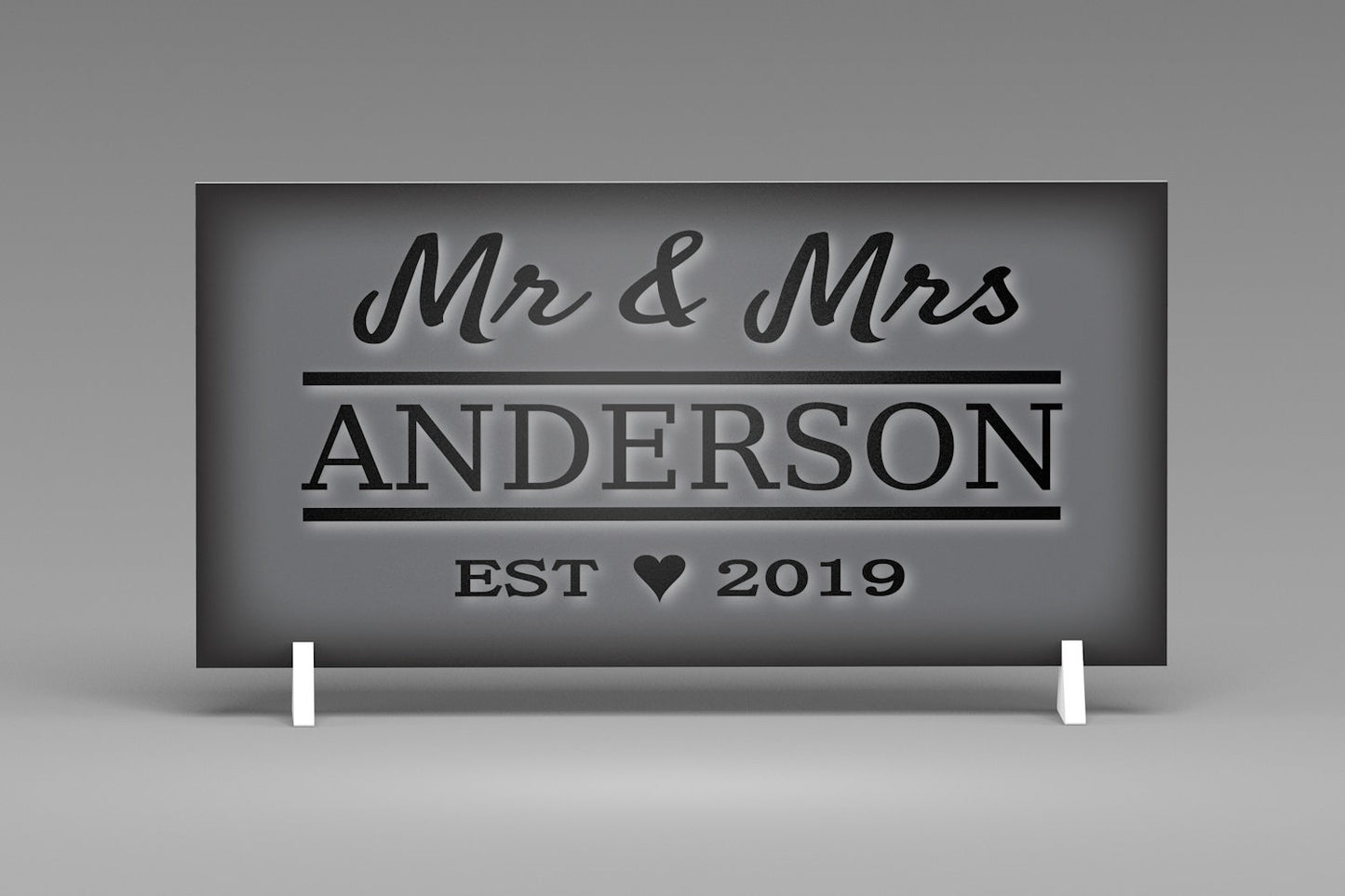 Personalized Wedding Gift For Couple, Established Wedding Sign, Mr & Mrs Wedding Sign, Bridal Shower Gift, Wedding Plaque, Wedding Decor